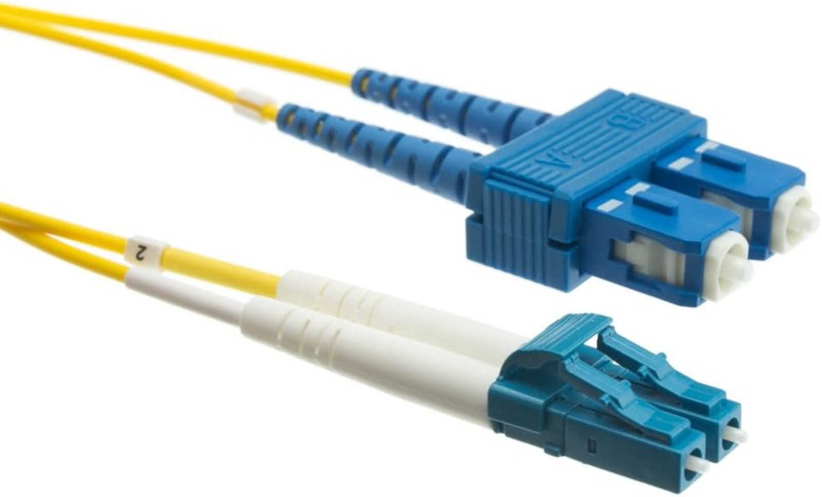 Rysunek przedstawia złącza Lucent Connector